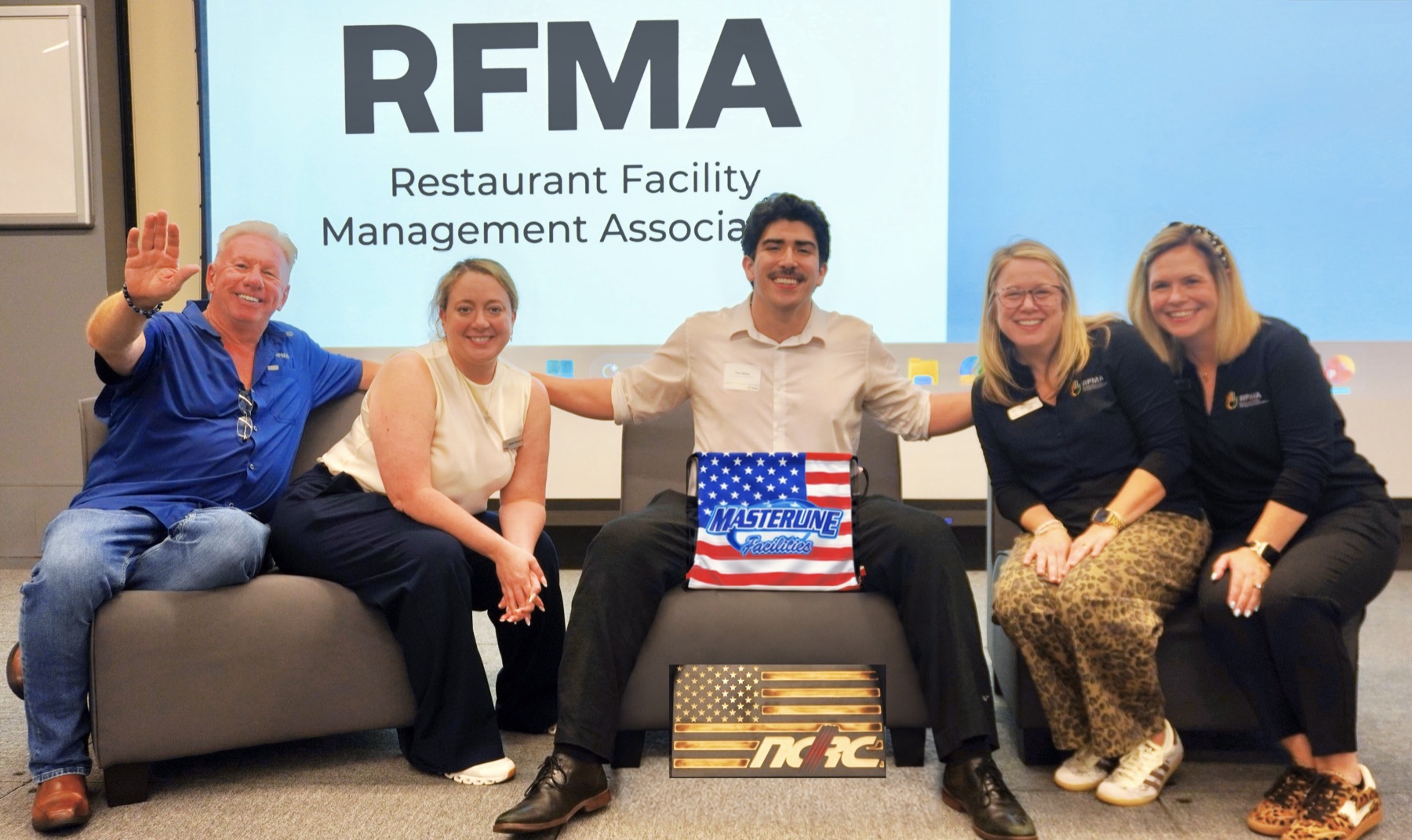 Members of the NCRC and Masterline teams together at RFMA